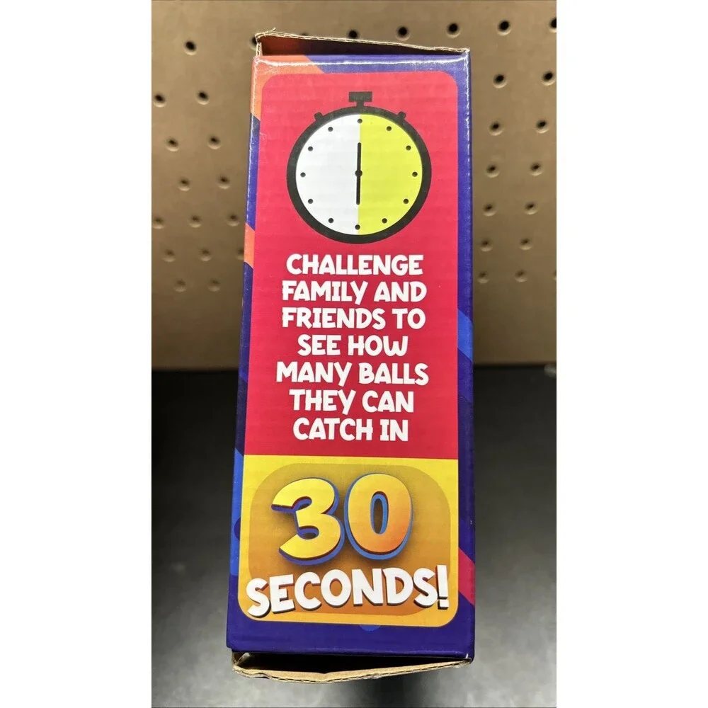 Kid Heart Challenge Pop & Catch - 2 Mitts, 4 Balls - New